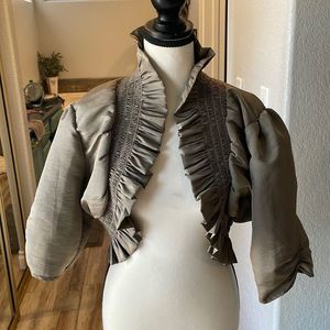 Brown bolo  jacket